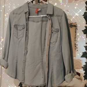 Thin denim jacket